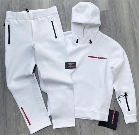 red prada hoodie|Prada tracksuit men's.